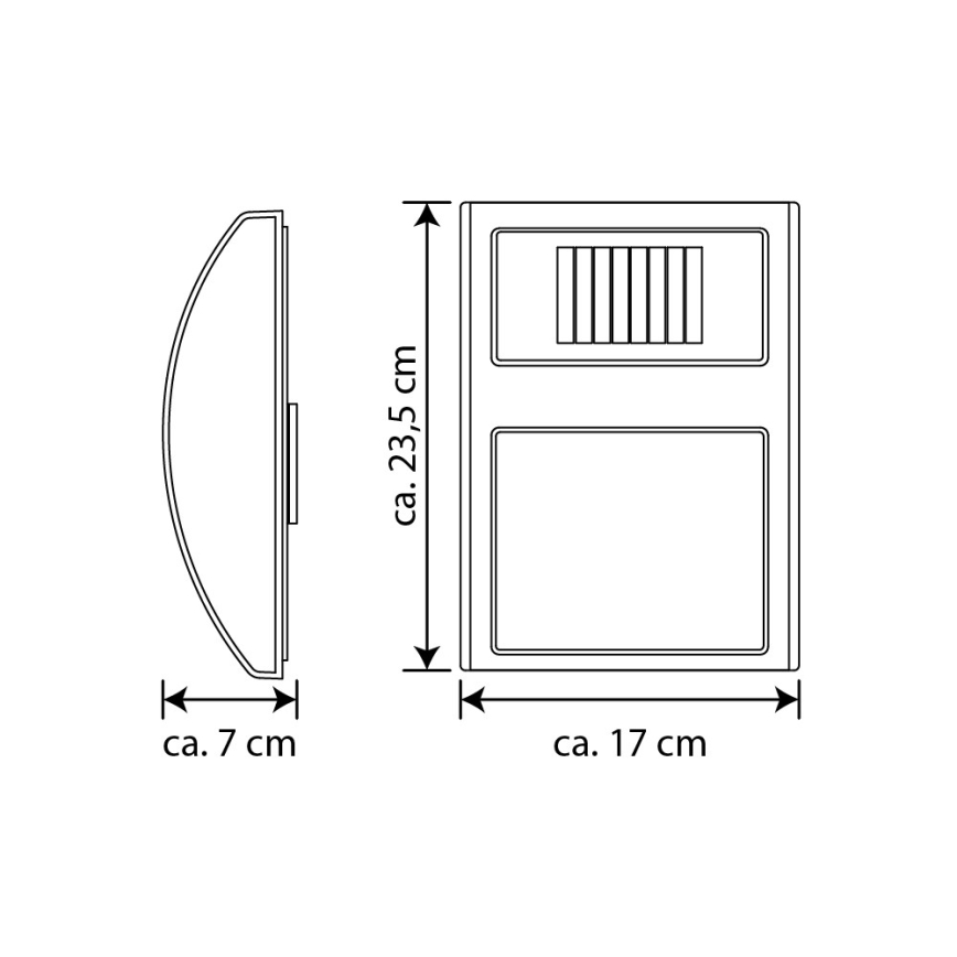 LED Solcell husnummer LED/3x0,1W/2,4V IP44 - FSC-certifierad