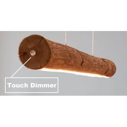 Spot-Light 69480104 - Dimbar LED-lampakrona med snöre LUCAS LED/25,5W/230V