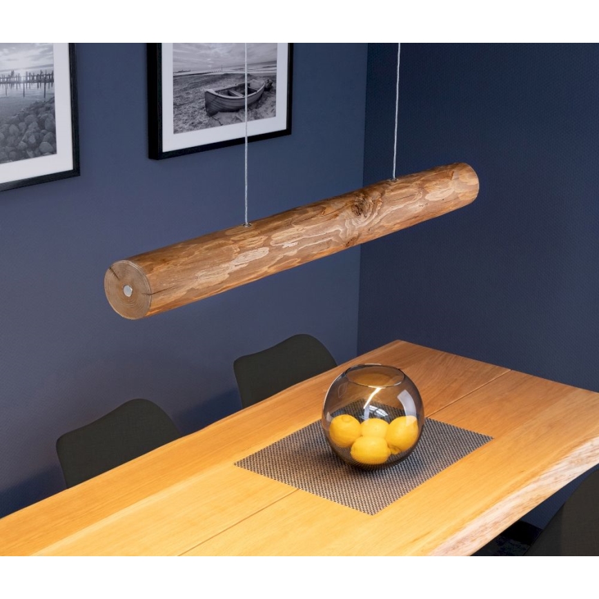 LED ljusreglerad ljuskrona på textilsladd LUCAS LED/25,5W/230V tall