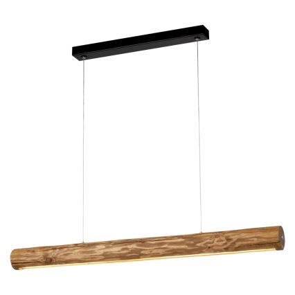 LED ljusreglerad ljuskrona på textilsladd LUCAS LED/25,5W/230V tall