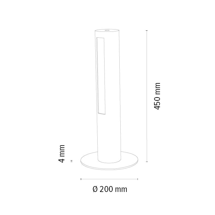 LED Dimbar bordslampa CONOR LED/9W/230V ek