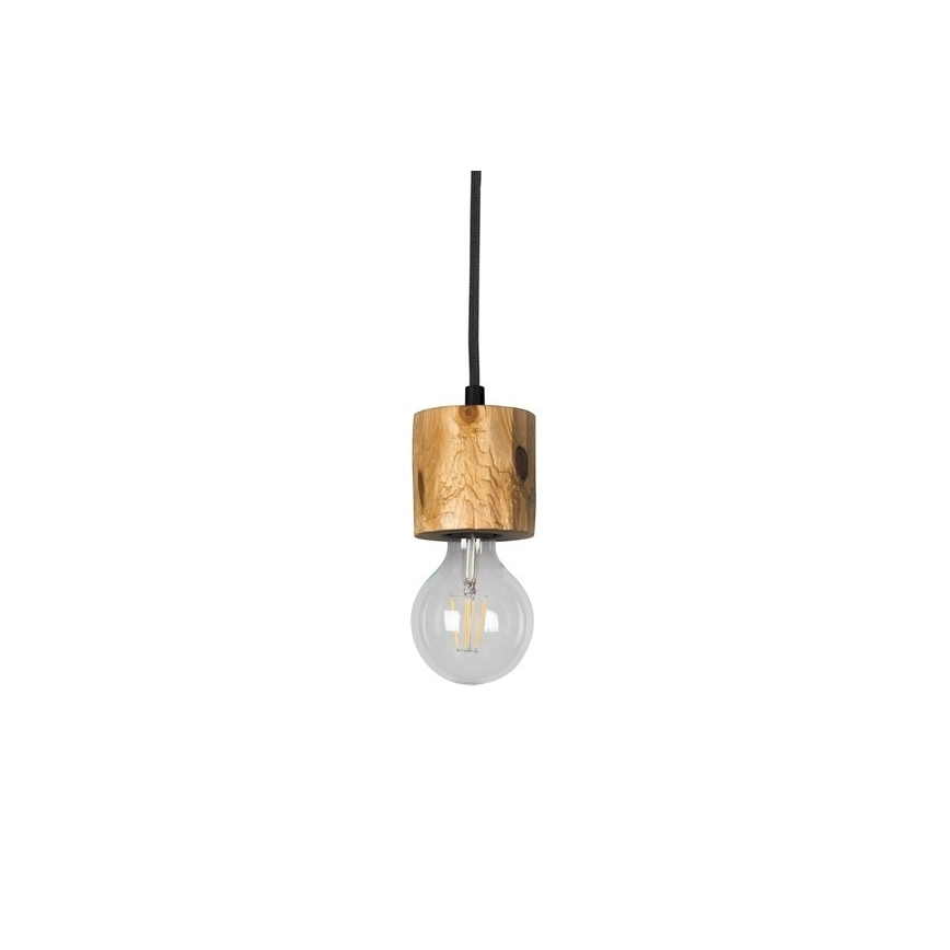 Ljuskrona med textilsladd PINO 1xE27/60W/230V tall