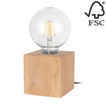 Spot-Light 7179174 - Bordslampa TRONGO fyrkantig 1xE27/25W/230V