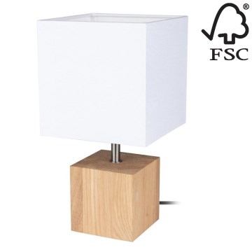 Spot-Light 7199174 - Bordslampa TRONGO fyrkantig 1xE27/25W/230V