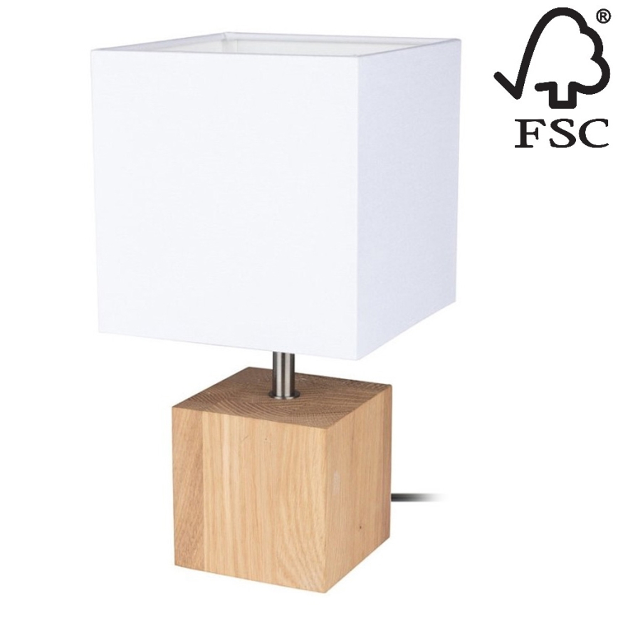 Spot-Light 7199174 - Bordslampa TRONGO fyrkantig 1xE27/25W/230V