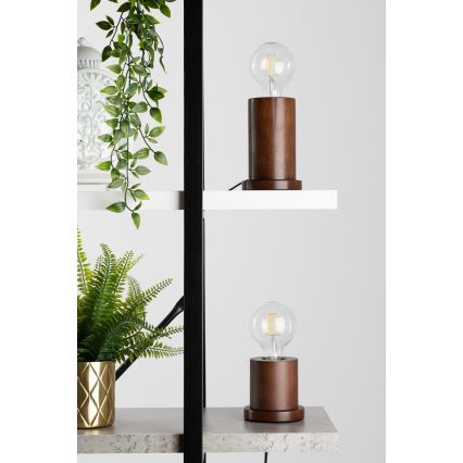 Bordslampa TASSE 1xE27/25W/230V bok -FSC-certifierad