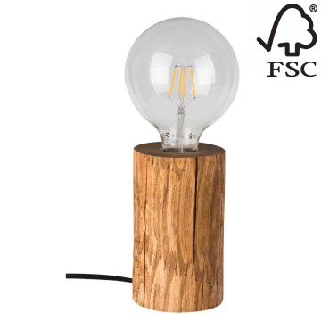 Spot-Light 76910151 - Bordslampa TRABO 1xE27/25W/230V FSC-certifierad