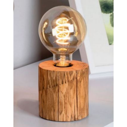 Spot-Light 76911151 - Bordslampa TRABO 1xE27/25W/230V - FSC-certifierad
