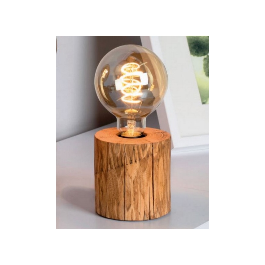 Spot-Light 76911151 - Bordslampa TRABO 1xE27/25W/230V - FSC-certifierad