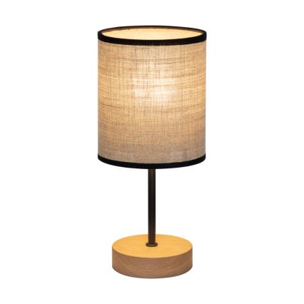 Bordslampa NEGRO 1xE27/25W/230V valnöt - FSC-certifierad