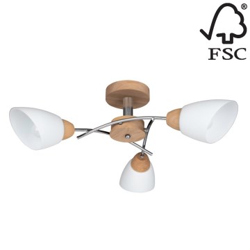 Spot-Light 8141374 - Ljuskrona VILETTA 3xE27/60W/230V