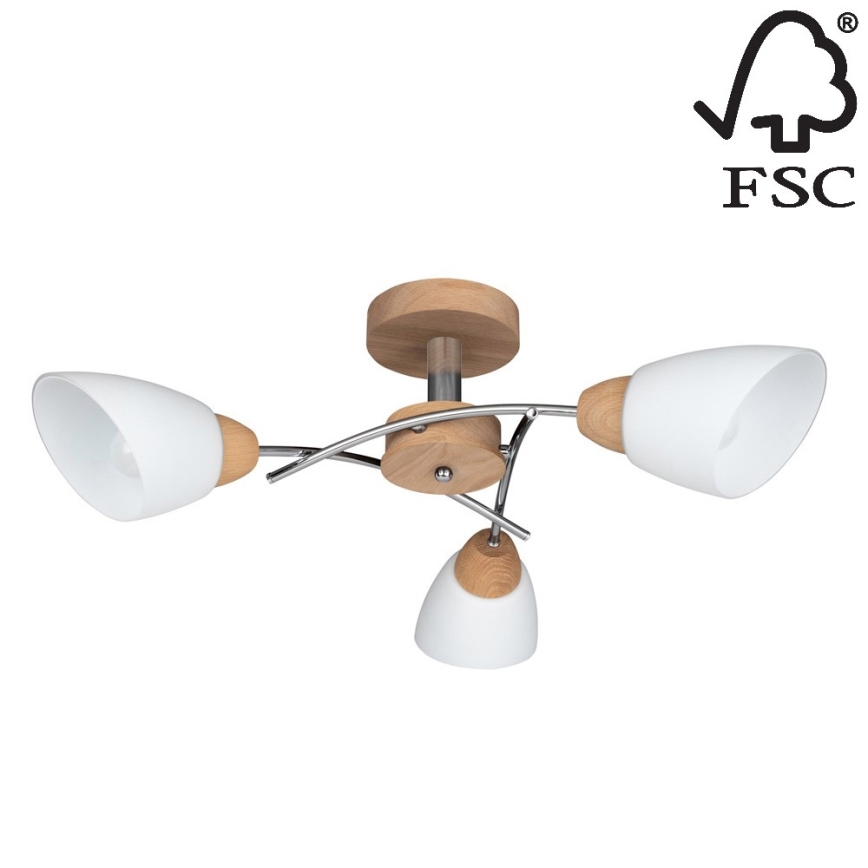 Spot-Light 8141374 - Ljuskrona VILETTA 3xE27/60W/230V
