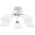 Spot-Light 8141528 - Hängande Ljuskrona VILETTA 5xE27/60W/230V