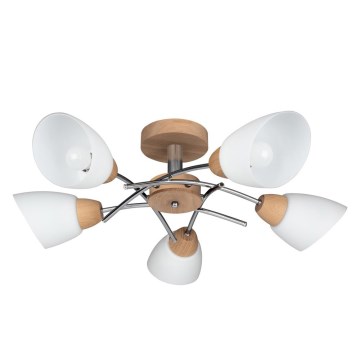 Spot-Light 8141574 - Ljuskrona VILETTA 5xE27/40W/230V
