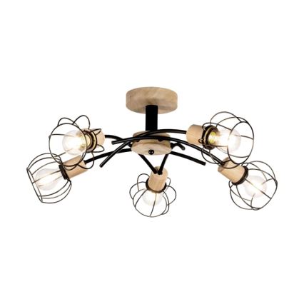 Takmonterad taklampa VIVIANE 5xE27/60W/230V ek