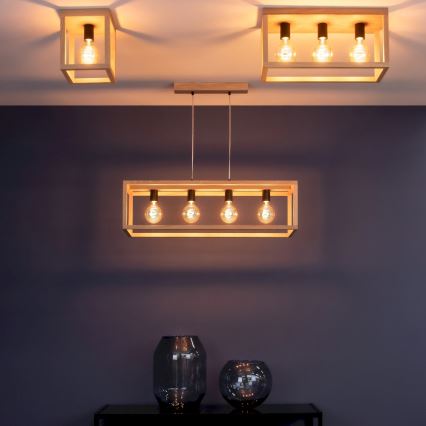 Spot-Light 9154174 - Takbelysning KAGO 1xE27/60W/230V matt ek