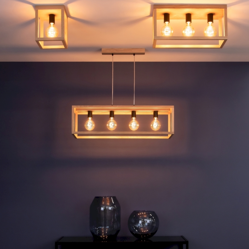 Spot-Light 9154174 - Takbelysning KAGO 1xE27/60W/230V matt ek