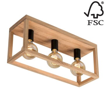 Spot-Light 9154374 - Takbelysning KAGO 3xE27/60W/230V matt ek