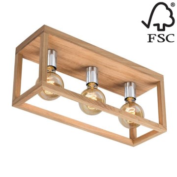 Spot-Light 9158374 - Takbelysning KAGO 3xE27/60W/230V matt ek