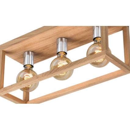 Spot-Light 9158374 - Takbelysning KAGO 3xE27/60W/230V matt ek