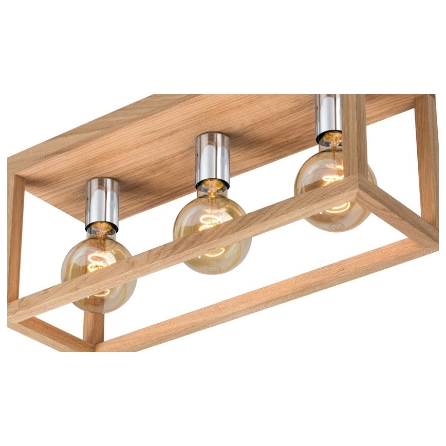 Spot-Light 9158374 - Takbelysning KAGO 3xE27/60W/230V matt ek