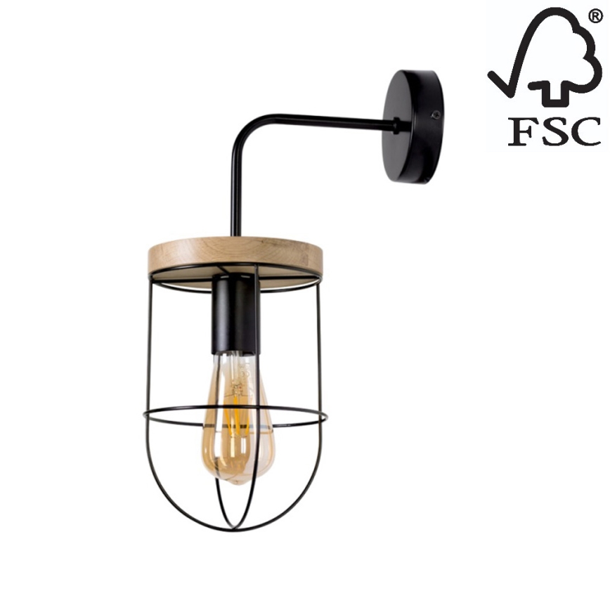 Spot-Light 920451104 - Väggbelysning NETUNO 1xE27/25W/230V ek