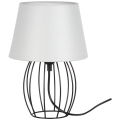 Spot-Light - Bordslampa MANGOO 1xE27/40W/230V grå/svart