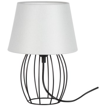 Spot-Light - Bordslampa MANGOO 1xE27/40W/230V grå/svart