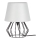 Spot-Light - Bordslampa  MANGOO 1xE27/40W/230V grå/svart 
