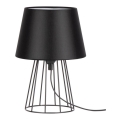 Spot-Light - Bordslampa  MANGOO 1xE27/40W/230V svart - FSC-certifierad