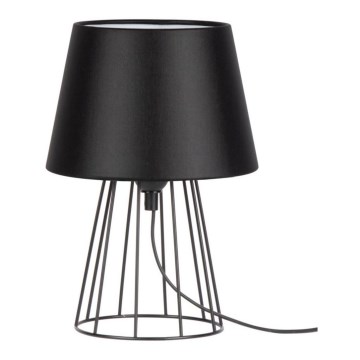 Spot-Light - Bordslampa  MANGOO 1xE27/40W/230V svart - FSC-certifierad