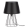 Spot-Light - Bordslampa  MANGOO 1xE27/40W/230V svart - FSC-certifierad