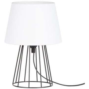 Spot-Light - Bordslampa MANGOO 1xE27/40W/230V vit/svart