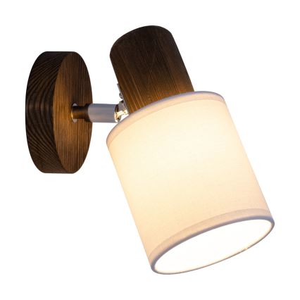 Spot-Light DO2248156 - Vägg spotlight TRENDY 1xE27/15W/230V valnöt