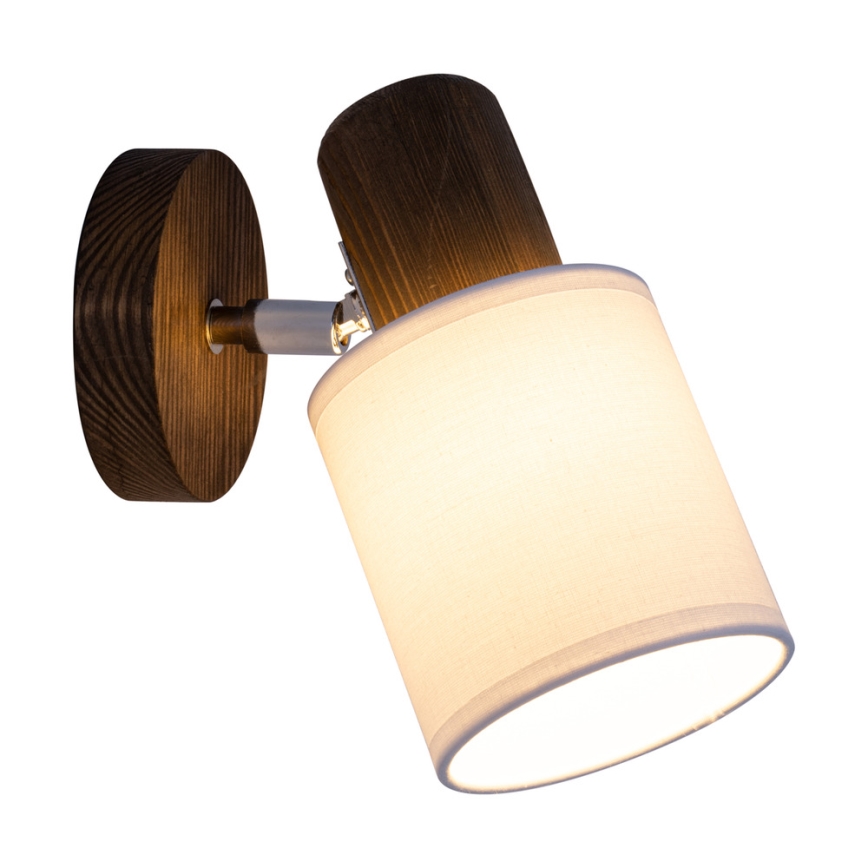 Spot-Light DO2248156 - Vägg spotlight TRENDY 1xE27/15W/230V valnöt