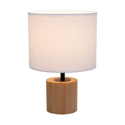 Bordslampa KRETA 1xE27/25W/230V tall/vit