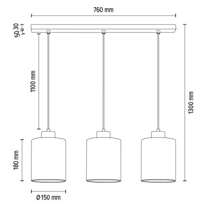 Esrättningsglas ZEFIR E27 vit