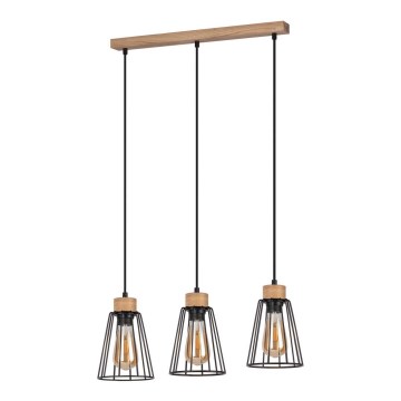 Spot-Light - Taklampa på kabel ORAZIO 3xE27/60W/230V ek