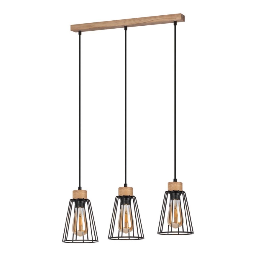 Spot-Light - Taklampa på kabel ORAZIO 3xE27/60W/230V ek