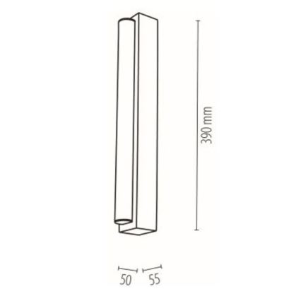 Badrumsspegel med LED-belysning AQUAVIVA LED/6W/230V 39 cm IP44 ek