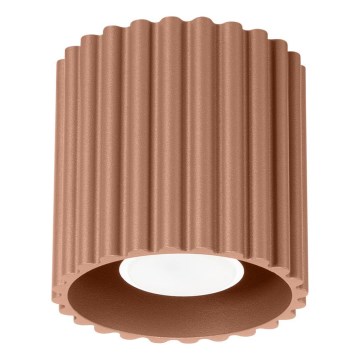 Spotarmatur AURA 1xGU10/10W/230V Ø 10 cm brun