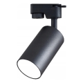 Spotarmatur för 1-fas skensystem 1xGU10/10W/230V, svart