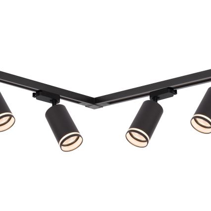 Spotbelysning för skensystemet PIPE, 6x GU10/10W/230V, svart