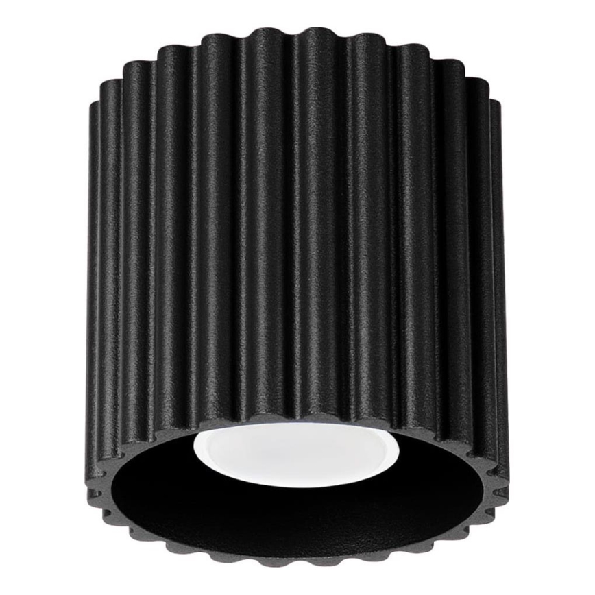 Spotlampa AURA 1xGU10/10W/230V 10 cm svart