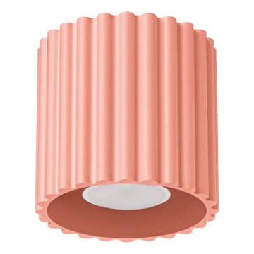 Spotlampa AURA 1xGU10/10W/230V Ø 10 cm rosa