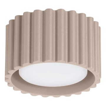 Spotlampa AURA 1xGX53/10W/230V Ø 10 cm taupe