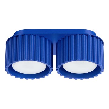 Spotlampa AURA 2xGX53/10W/230V blå