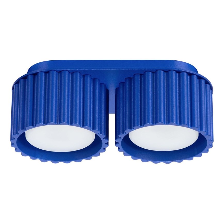 Spotlampa AURA 2xGX53/10W/230V blå