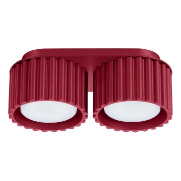 Spotlampa AURA 2xGX53/10W/230V röd