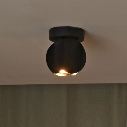 Spotlampa GAMBIT 1xGU10/10W/230V svart